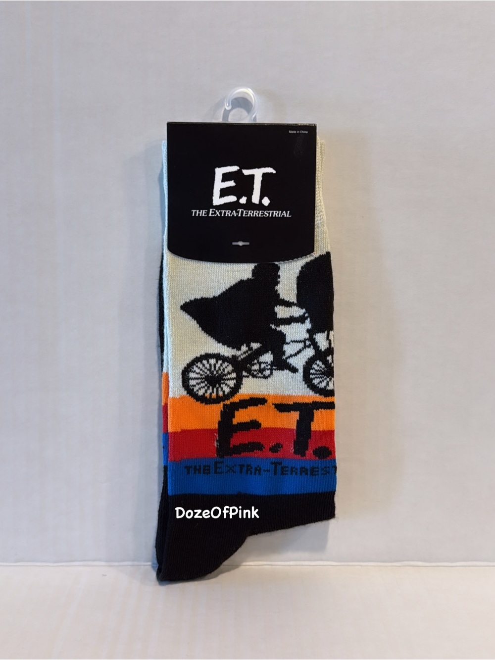 The Extra-Terrestrial E.T. Crew Socks / Fits Shoe Size 8-12